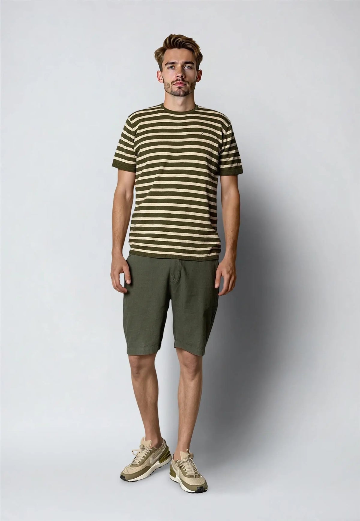 Luca Linshorts - Army Clean Cut Copenhagen