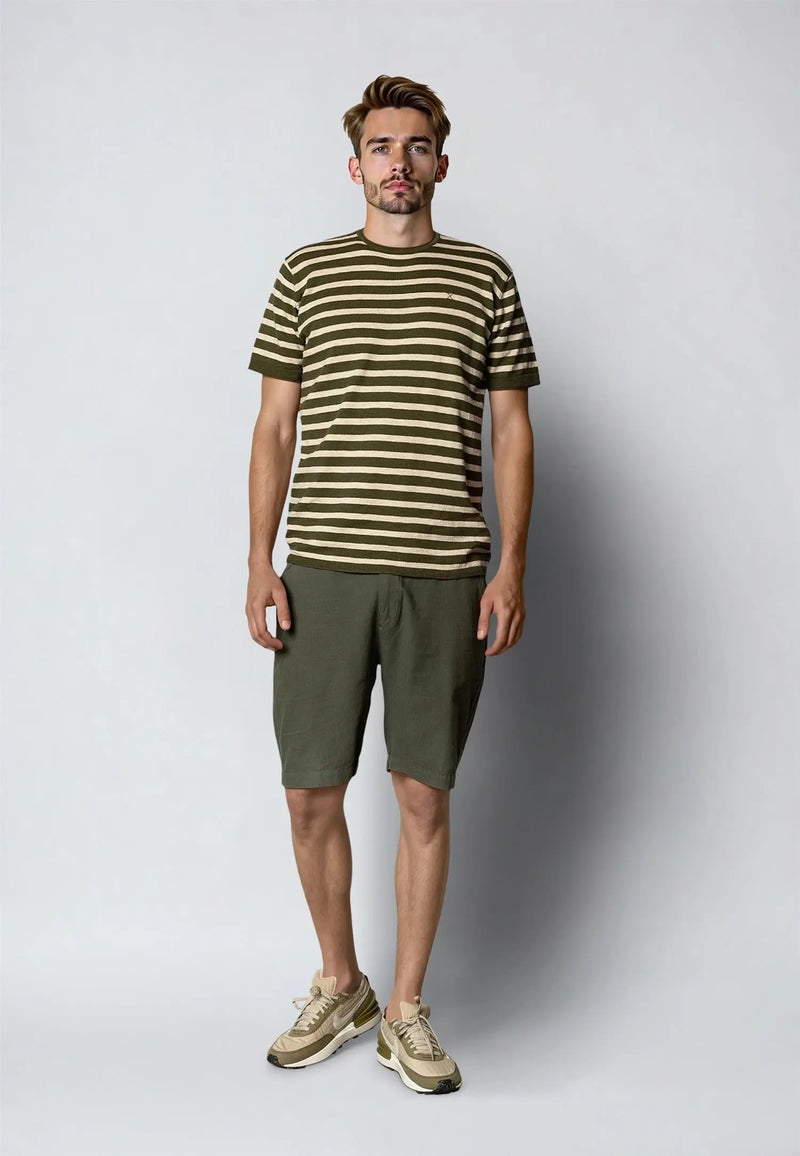Luca Linshorts - Army Clean Cut Copenhagen