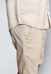 Luca Linshorts - Beige Clean Cut Copenhagen