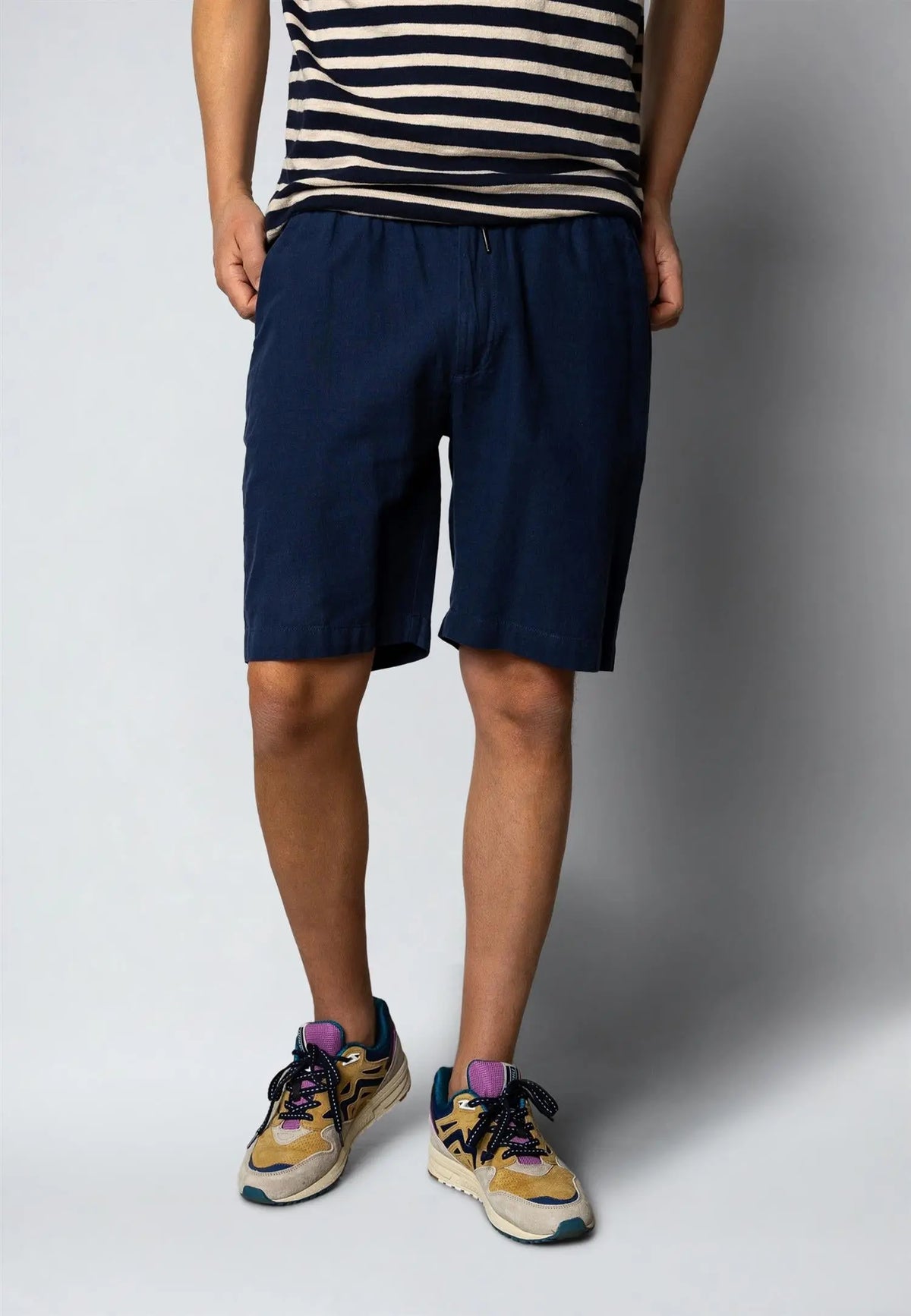 Luca Linshorts - Navy Clean Cut Copenhagen