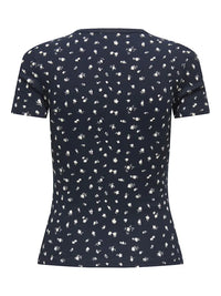 Lucky Print T-Skjorte - Sky Captain/Soft Flower JDY