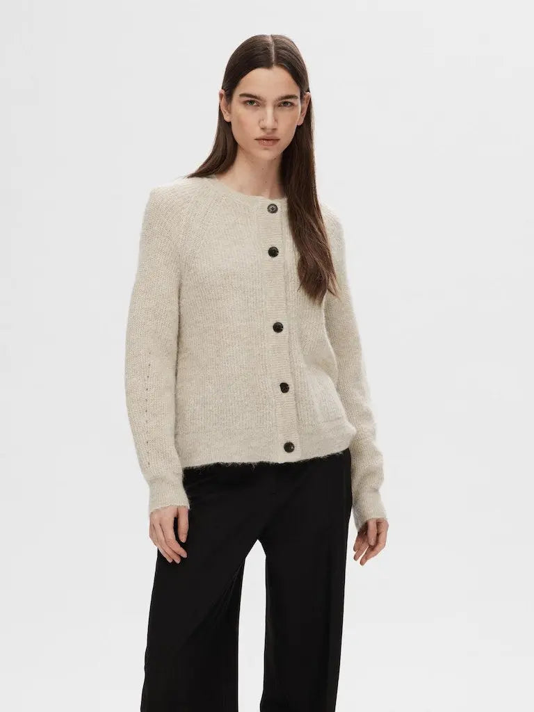 Lulu Cardigan - Birch Selected Femme