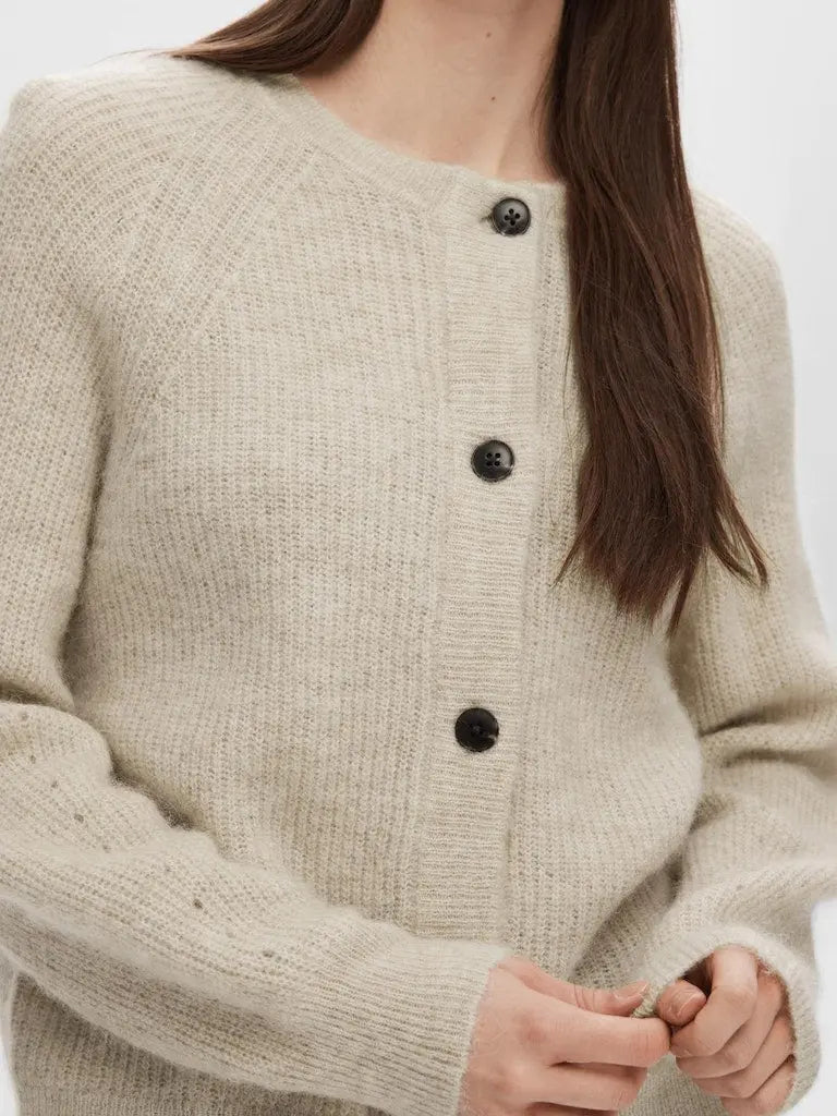 Lulu Cardigan - Birch Selected Femme