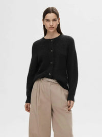 Lulu Cardigan - Black Selected Femme