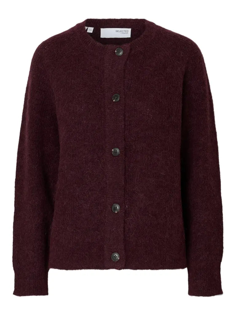Lulu Cardigan - Fig Detail Selected Femme