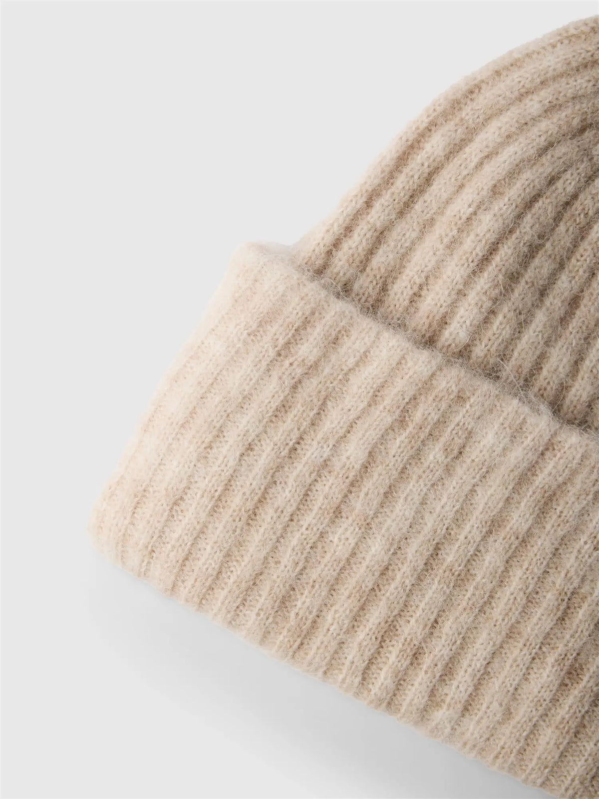 Lulu Wool Beanie - Birch Selected Homme