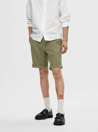 Luton Flex Shorts - Burnt Olive Selected Homme