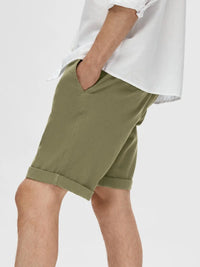 Luton Flex Shorts - Burnt Olive Selected Homme