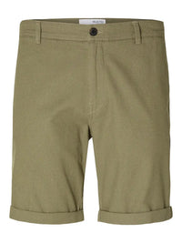 Luton Flex Shorts - Burnt Olive Selected Homme