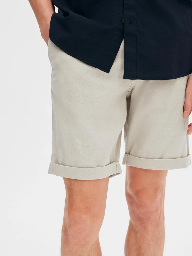 Luton Flex Shorts - Pure Cashmere Selected Homme