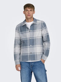 Mace Overshirt - Flint Stone Checks Only & Sons