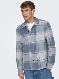 Mace Overshirt - Flint Stone Checks Only & Sons