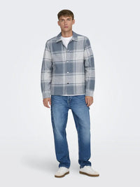 Mace Overshirt - Flint Stone Checks Only & Sons