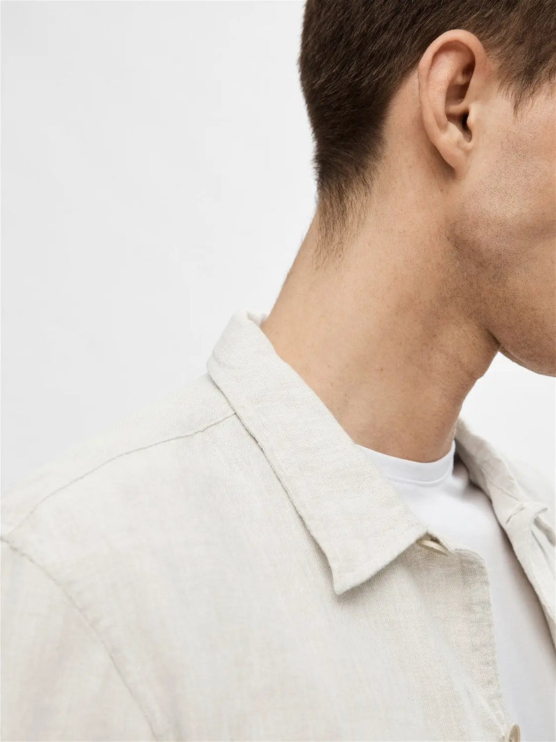 Mads Lin Overshirt - Pure Cashmere Selected Homme