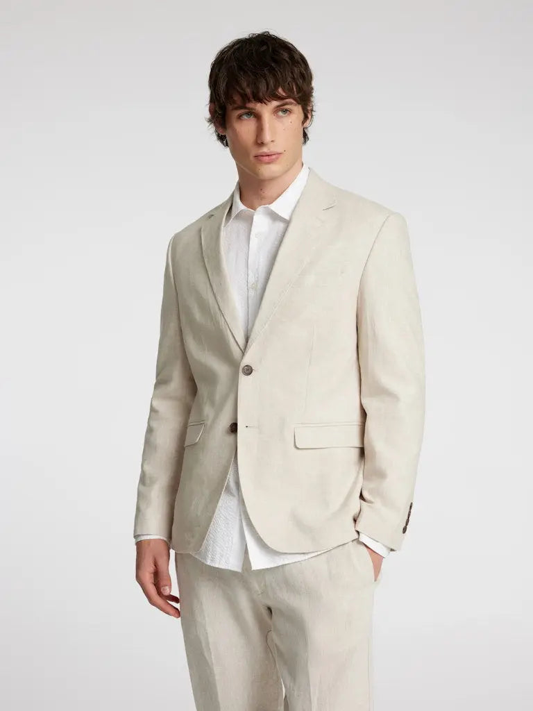 Malik Linblazer - Oatmeal Selected Homme