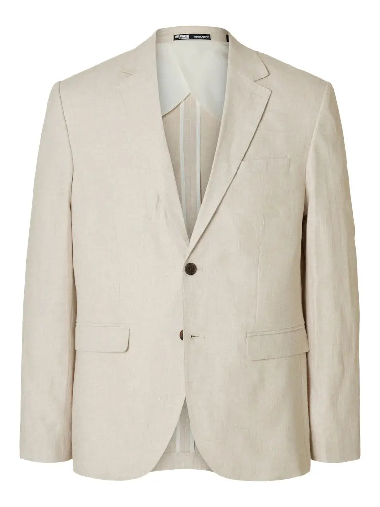 Malik Linblazer - Oatmeal Selected Homme
