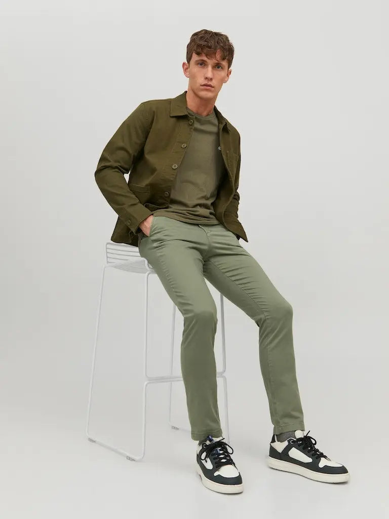 Marco Bowie Chinos Bukse - Lichen Green Jack&Jones