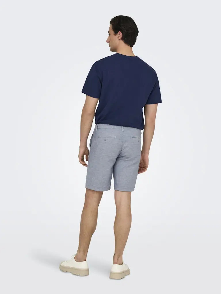 Mark Cotton Linen Shorts 0011 - Flint Stone Only & Sons