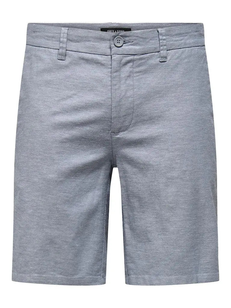 Mark Cotton Linen Shorts 0011 - Flint Stone Only & Sons