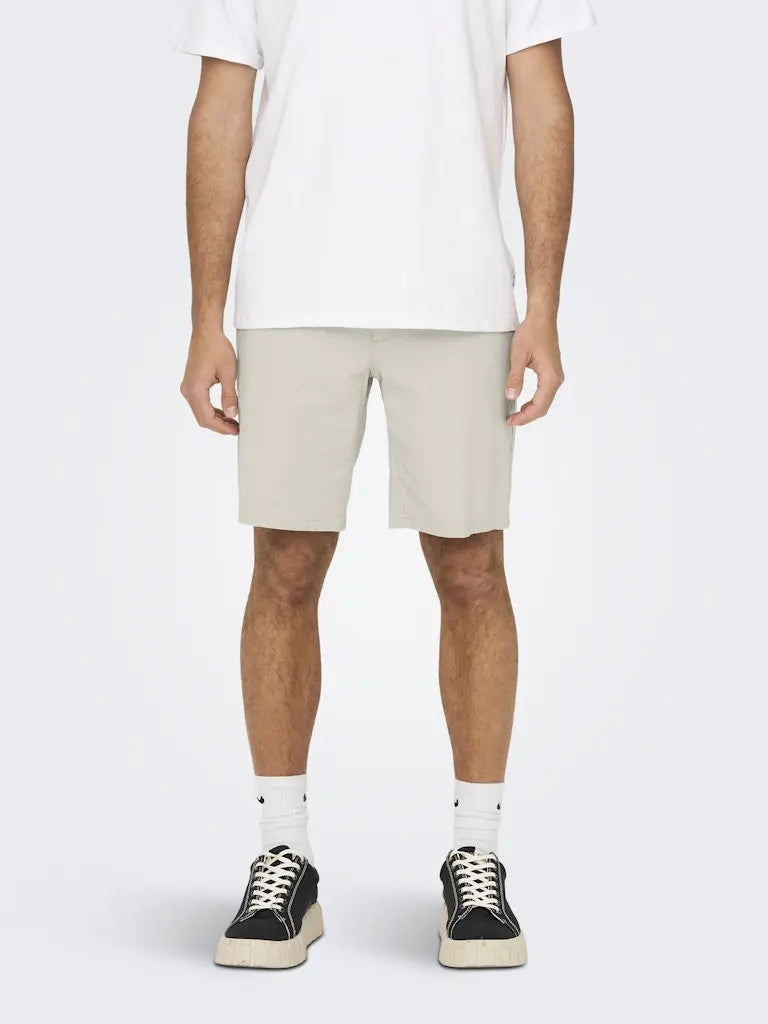 Mark Cotton Linen Shorts 0011 - Silver Lining Only & Sons