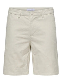 Mark Cotton Linen Shorts 0011 - Silver Lining Only & Sons