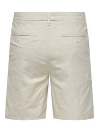 Mark Cotton Linen Shorts 0011 - Silver Lining Only & Sons