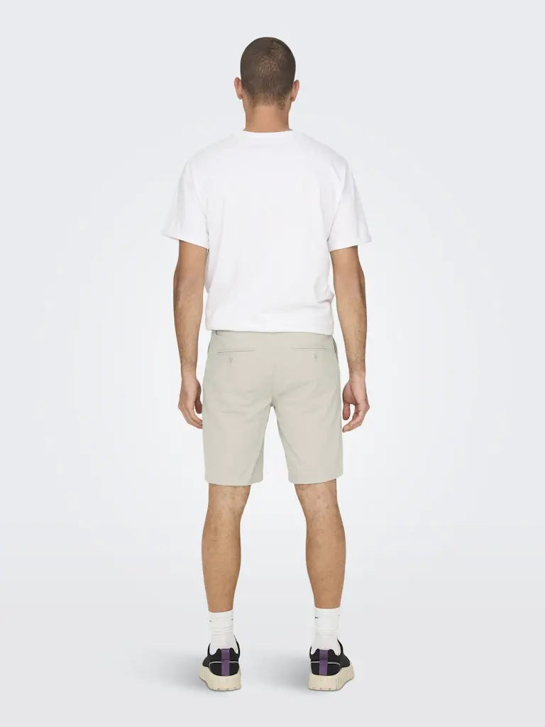 Mark Cotton Linen Shorts 0011 - Silver Lining Only & Sons
