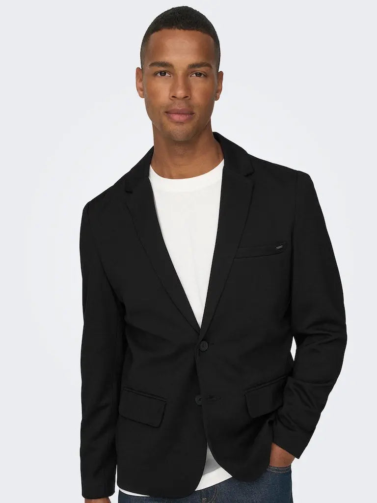 Mark Flex Blazer 0209 - Black Only & Sons