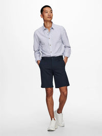 Mark Flex shorts 0209/8669 Melange - Dress Blues Only & Sons