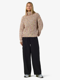 Marney Høyhalset genser - Eggnog Detail Noisy May