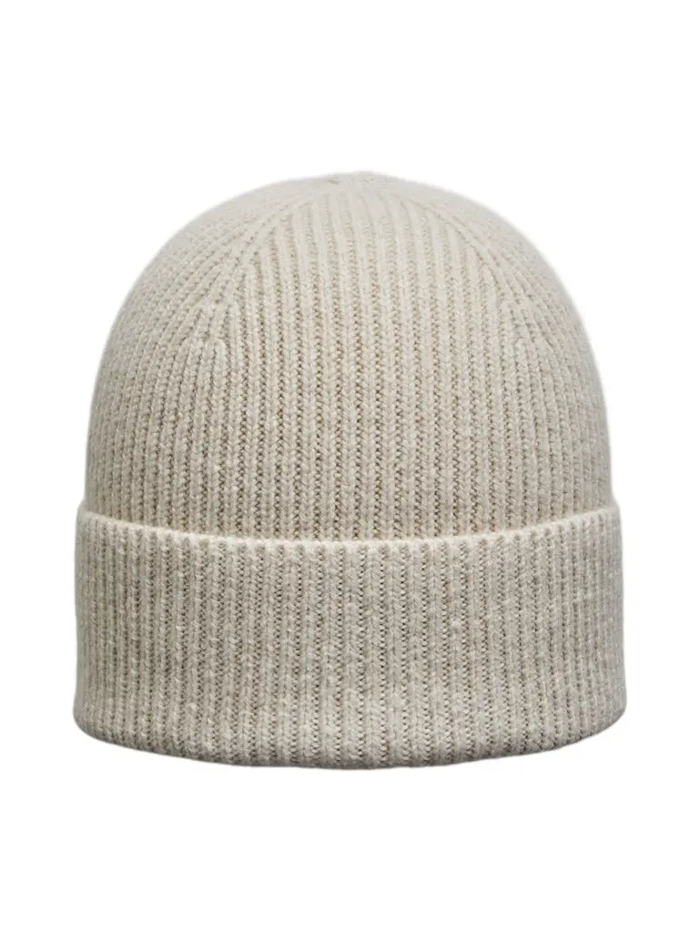 Mason Merino Beanie - Egret Selected Homme