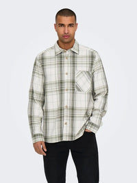 Mason Overshirt - Forest Fog Only & Sons