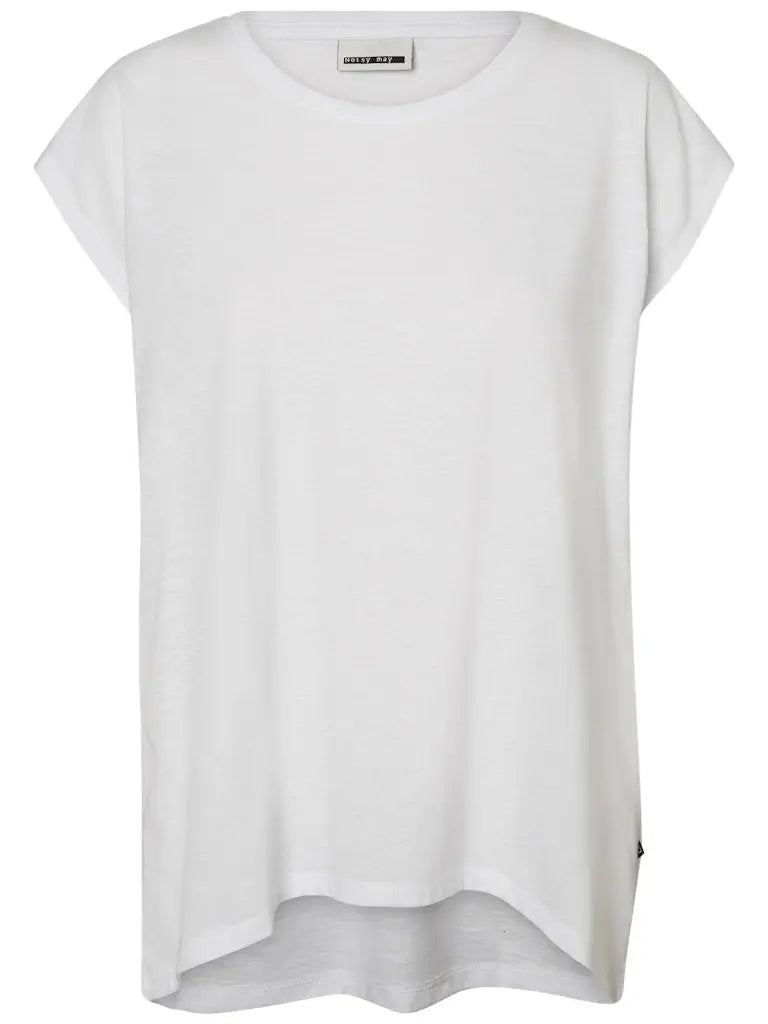 Mathilde Oversize T-Skjorte - White Noisy May