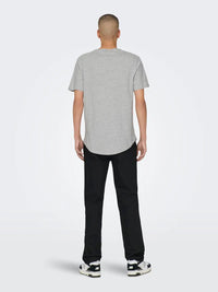 Matt T-Skjorte Lang 5-pack - Basic Mix Only & Sons