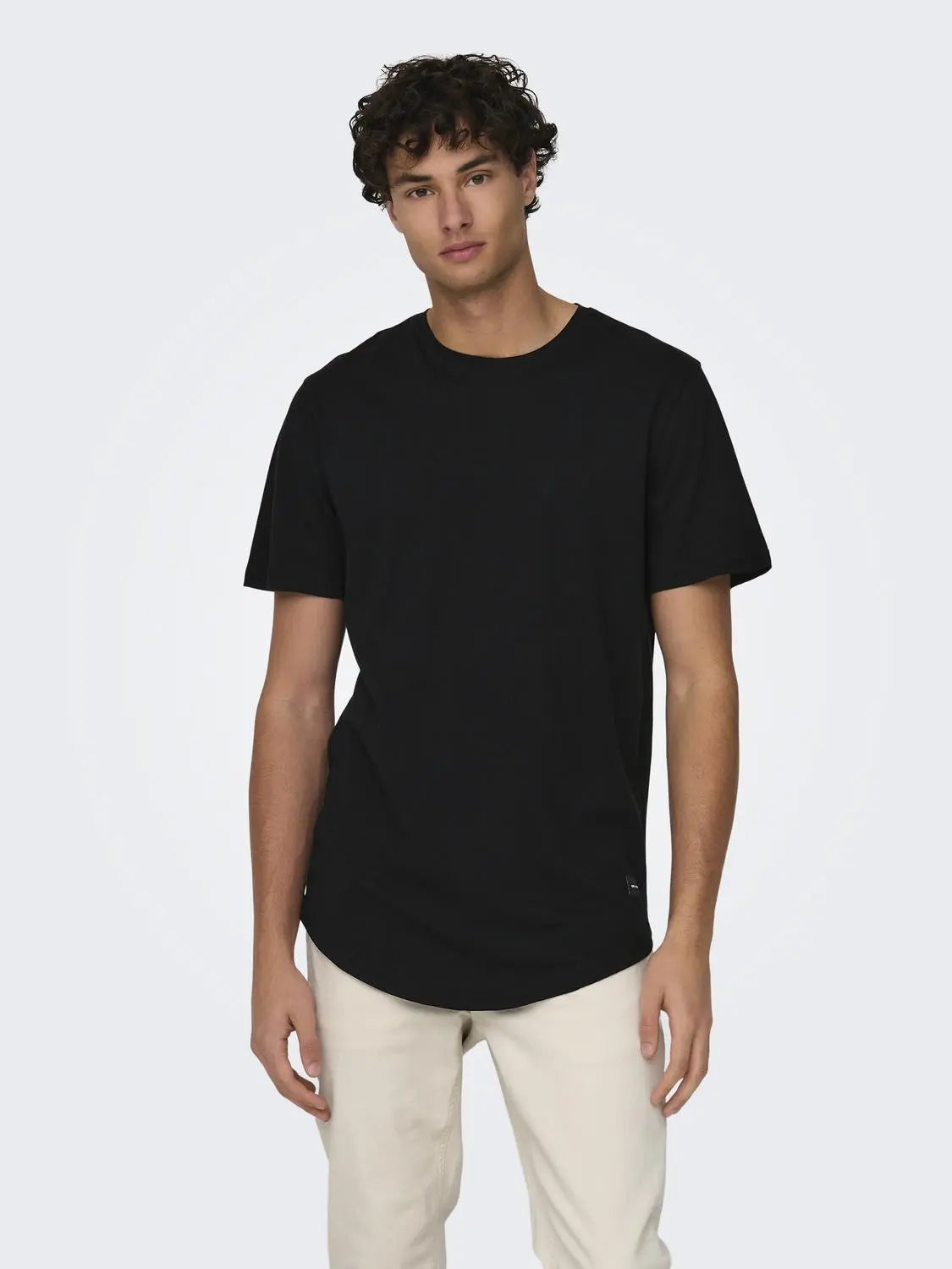 Matt T-Skjorte Lang 5-pack - Basic Mix Only & Sons