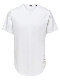 Matt T-Skjorte Lang - White Only & Sons