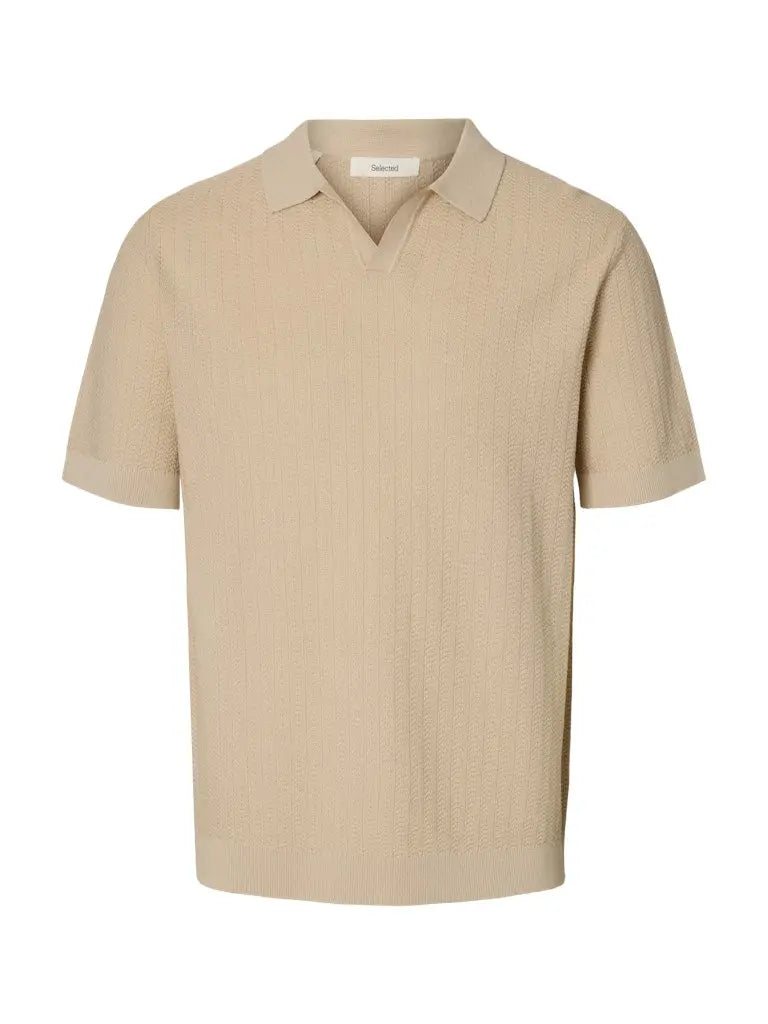 Mattis Structure Linpolo - Oatmeal Selected Homme