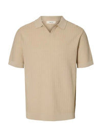 Mattis Structure Linpolo - Oatmeal Selected Homme