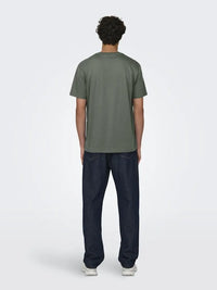 Max Regular T-Skjorte - Castor Grey Only & Sons