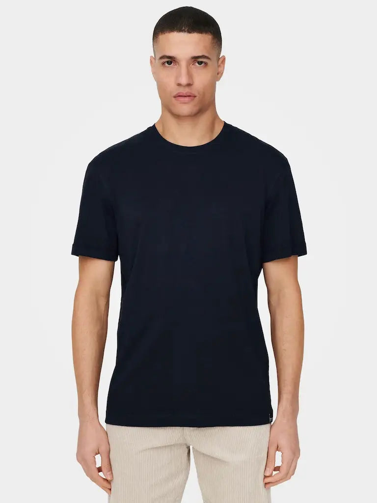 Max Regular T-Skjorte - Dark Navy Only & Sons