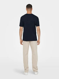 Max Regular T-Skjorte - Dark Navy Only & Sons