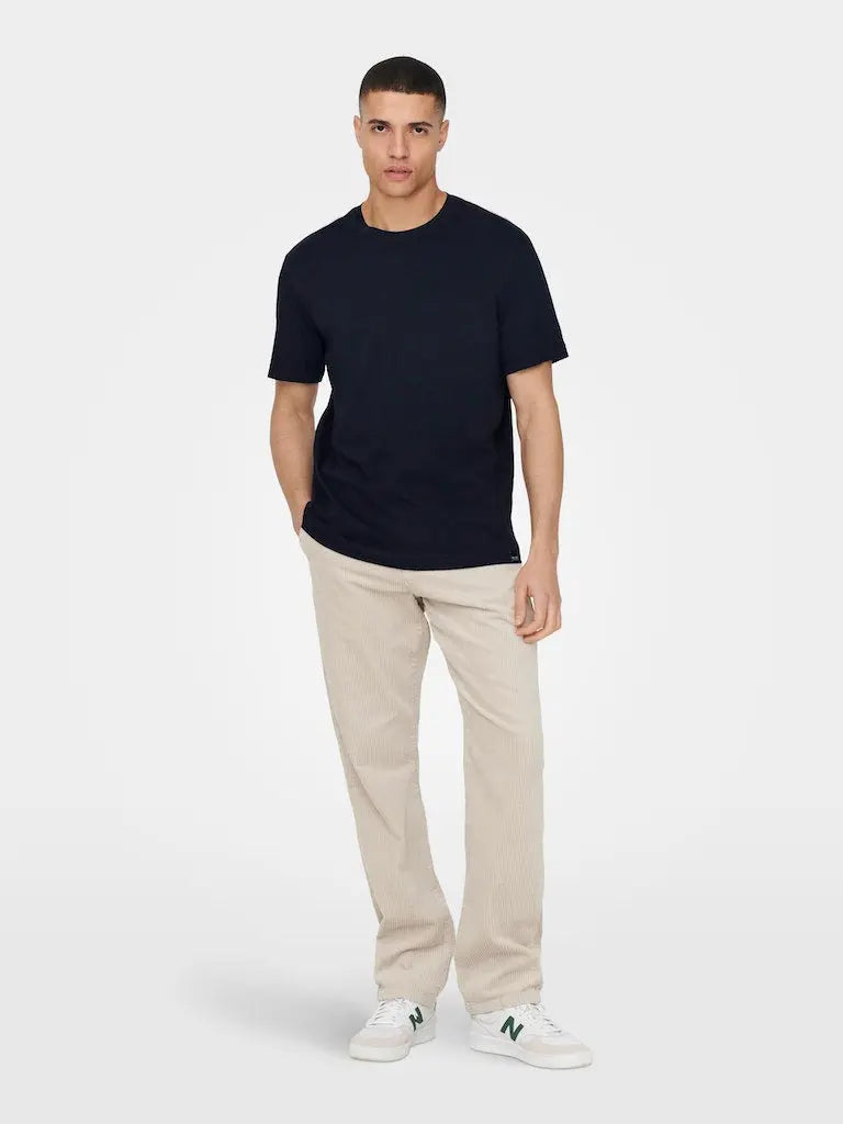 Max Regular T-Skjorte - Dark Navy Only & Sons