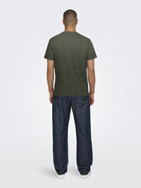 Max Regular T-Skjorte - Rosin Detail Melange Only & Sons