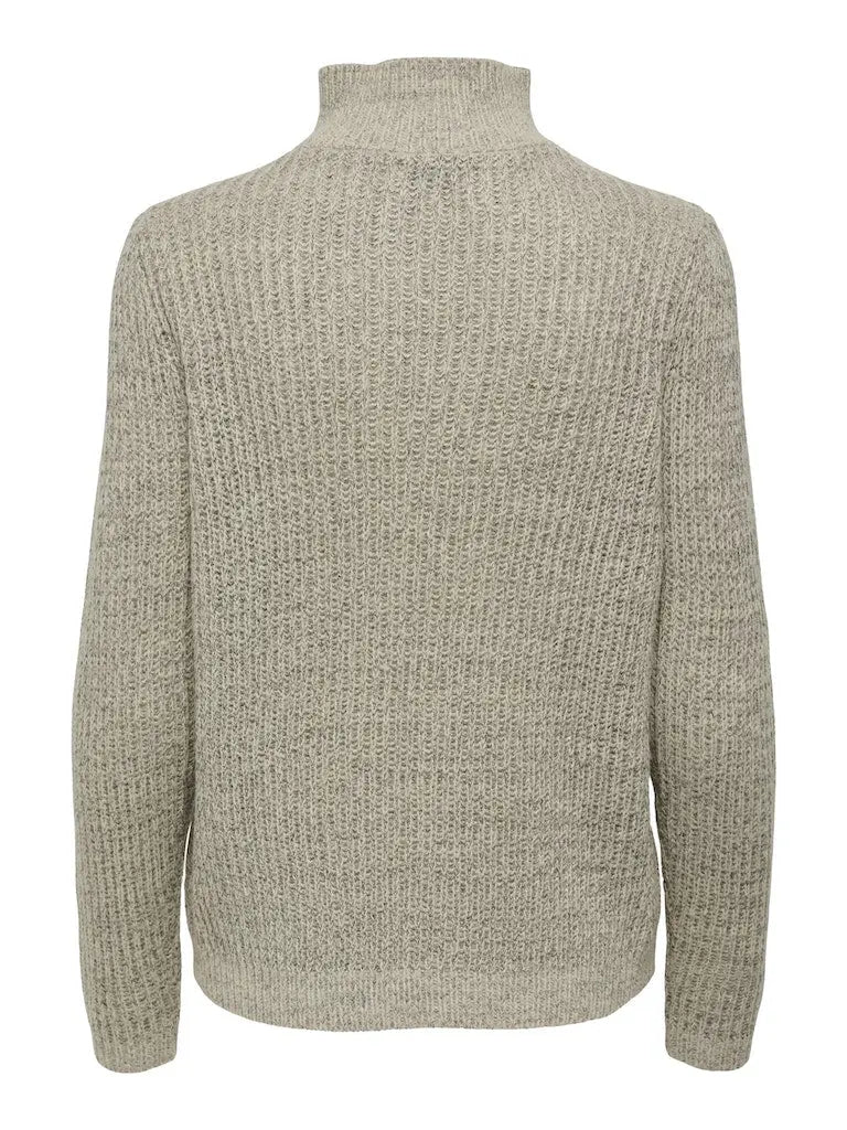 Megan Half Zip Genser - Oatmeal JDY