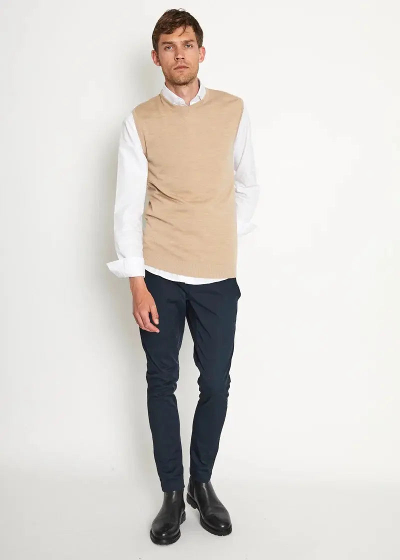 Merkur Strikket Vest - Sand Bruun & Stengade