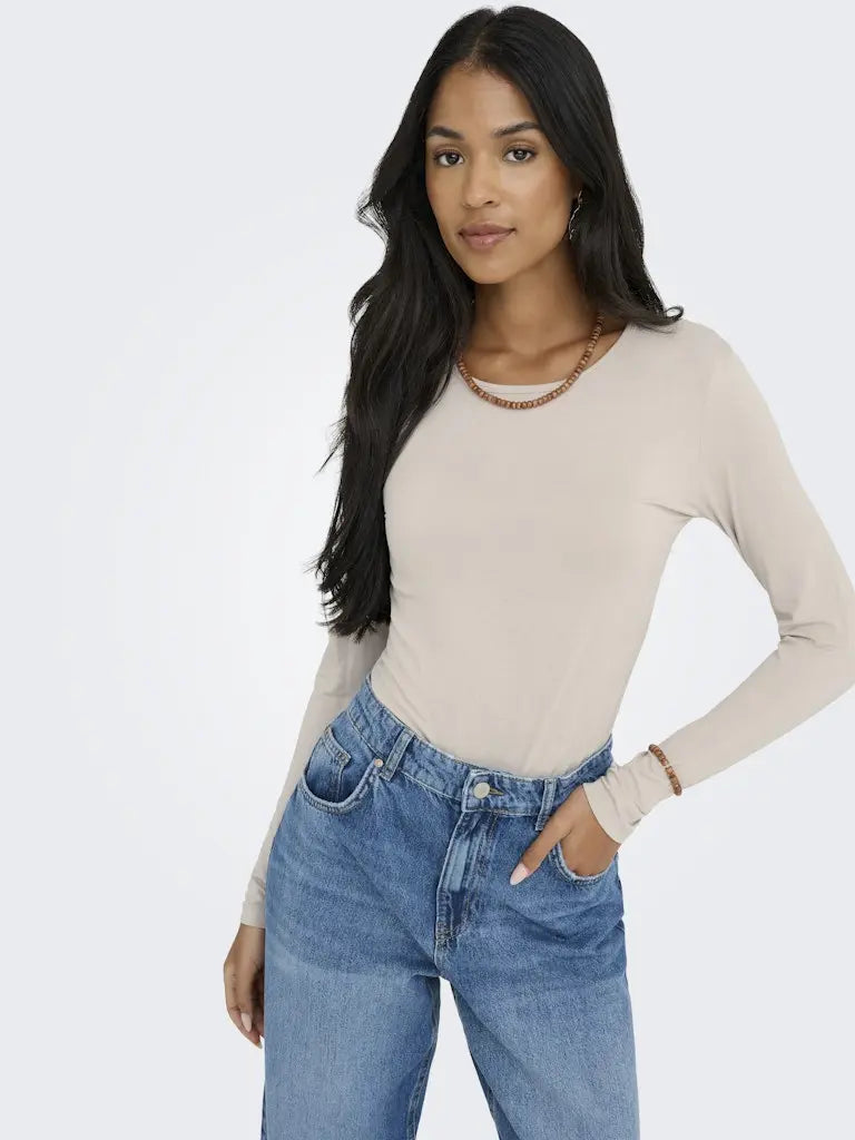 Mila Longsleeve - Chateau Grey JDY