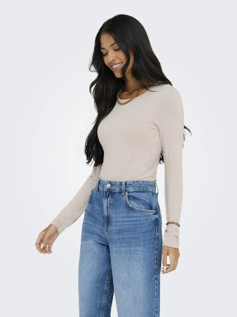 Mila Longsleeve - Chateau Grey JDY