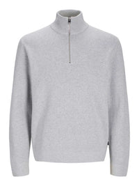 Milano Genser Half Zip - Light Grey Melange Jack&Jones