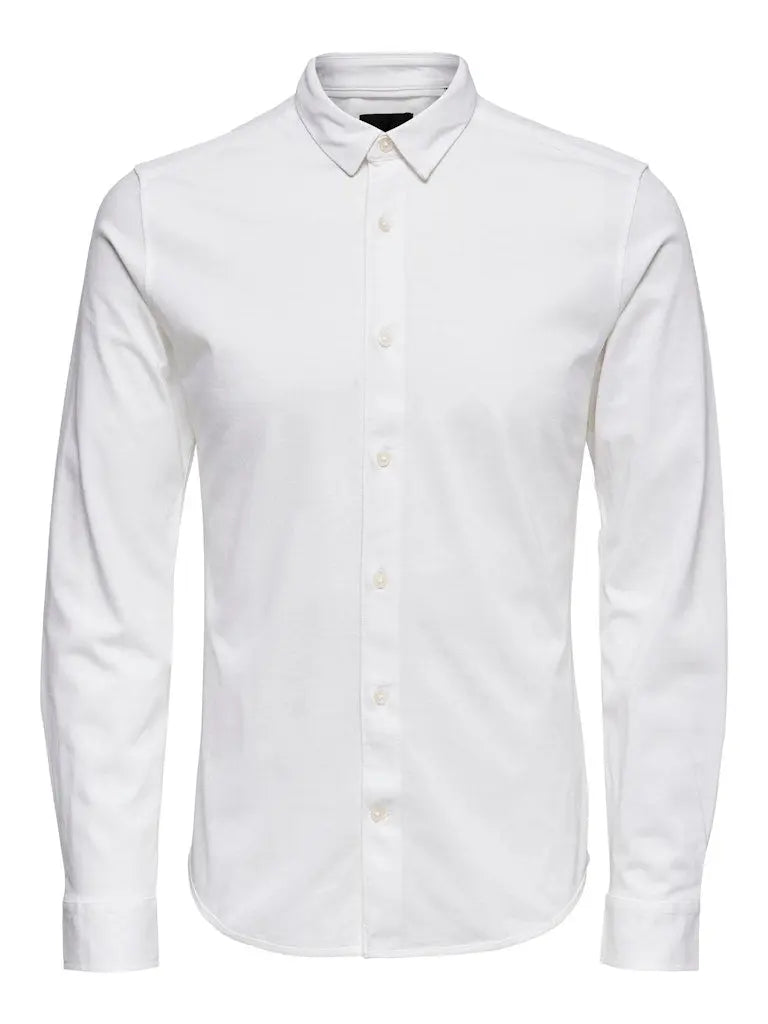 Miles Flex Shirt - Bright White Only & Sons