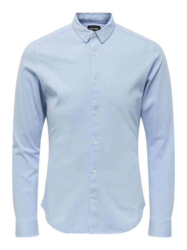 Miles Flex Shirt - Cashmere Blue Only & Sons